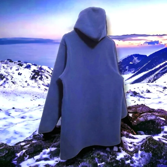 Patagonia Limited Edition Cagoule Fleece Navy Vision Quest Pullover Parka Jacket